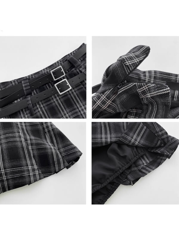 cutiekill-double-belt-academia-plaid-mini-skirt-om0395-1