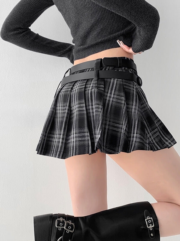 cutiekill-double-belt-academia-plaid-mini-skirt-om0395-10